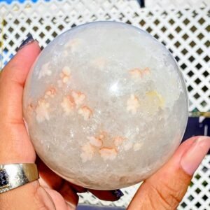 Flower Agate with Quartz