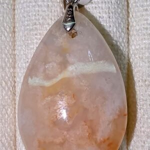 Flower Agate Pendants