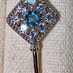 Blue Apatite Pendants