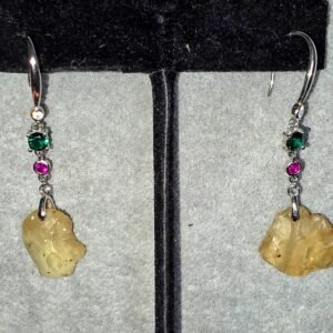 Libyan Desert Glass Earrings