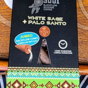 Tribal Soul White Sage & Palo Santo Jumbo Backflow Cones