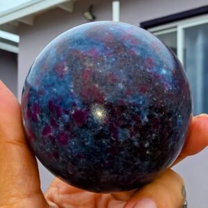 Ruby in Kyanite Sphere