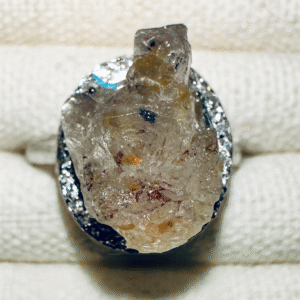 Oil Herkimer Diamond Rings