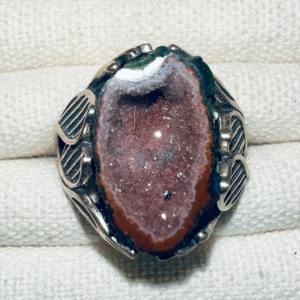 Mexican Druzy Agate Ring