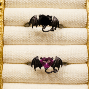 Black Coated Bat Rings