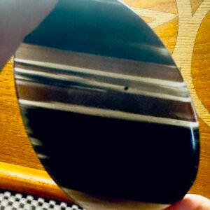 Black Lace Obsidian Palm Stones