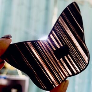 Black Lace Obsidian Butterfly