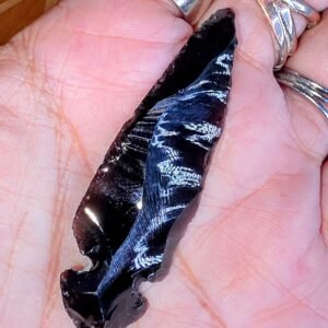 Black Obsidian Arrowhead